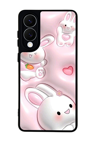 Aksel Kılıf غطاء حماية متوافق مع هاتف سامسونج جالاكسي S25 إيدج، مطبوع، أسود غ...