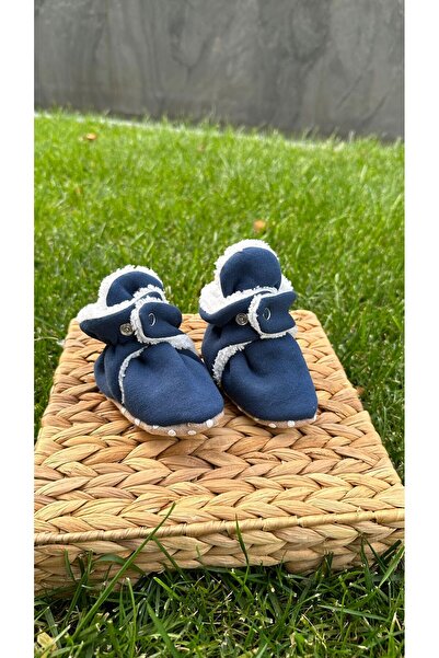 BabyDia Combed Cotton Anti-Slip Sole Booties