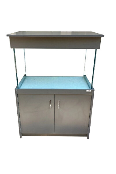 Kanki Pet Akvaryum Mobilyalı 100 x 50 x 60 cm (300 Litre) Antrasit