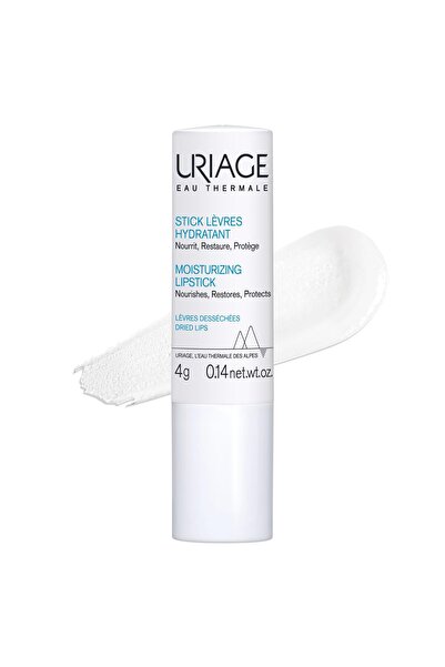 Uriage CICA Protecting Lip Balm with Hyaluronic Acid & Shea Butter, 4mL