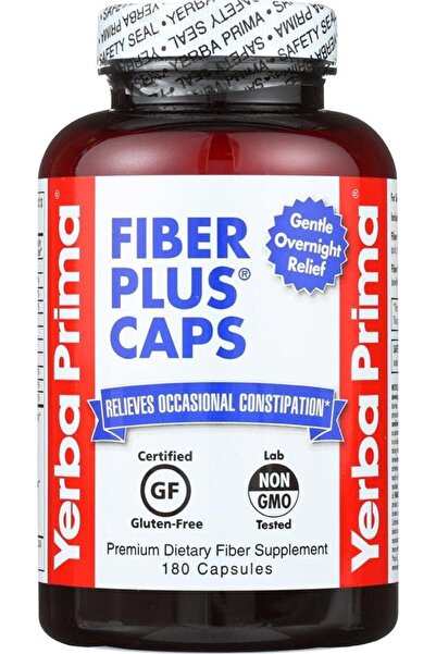 Yerba Prima كبسولات فايبر بلس (1 × 180 كبسولة)