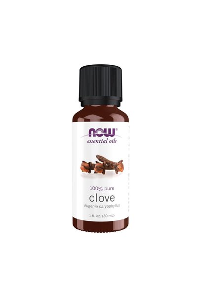 Now Foods NOW Clove Essential Oil, 100% Pure, Steam Distilled, 1-Ounce