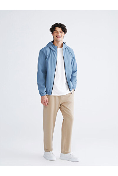 LC Waikiki Rmz Gi̇yi̇m Farkiyla Men's Gabardine Trousers with Waist Cord