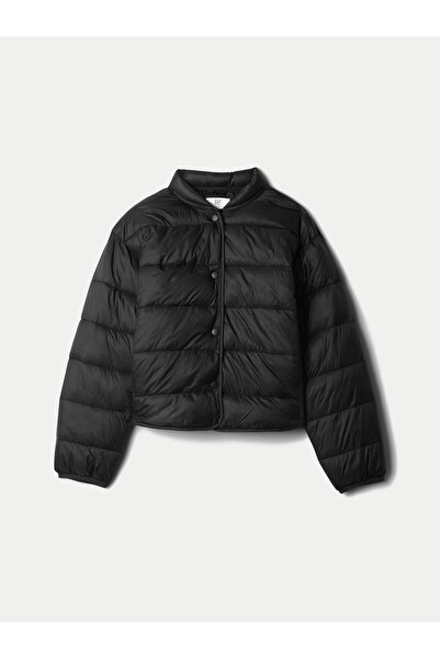 GAP Μπουφάν Μεταβατικής Φόρμας για Κορίτσια 524053-00 Μαύρο