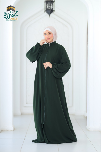 SIDRAALMONTAHA Al-Iman model abaya, high-quality Saudi crepe