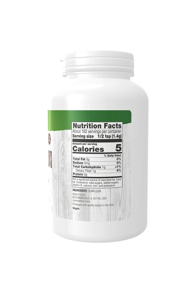 Now Foods , Guar Gum Powder, 100% Pure Powder, Natural Thickener, Gluten-Free, 8-Ounce