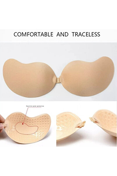 Fstyle Bra Bra Butterfly Invisible Self-Adhesive Silicone Bra The silicone bra is a great solution for every woman.