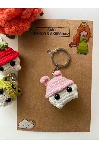 SAKİ DEKOR Cute Amigurumi Keychain