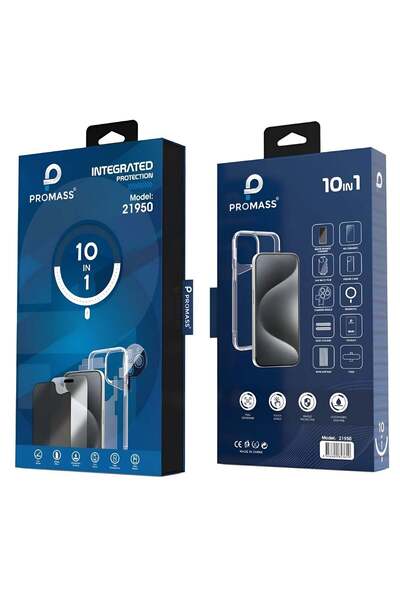 Promax مجموعة حماية 10 في 1 لجهاز iPhone 16 Pro