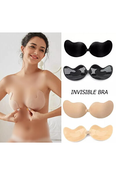 Fstyle Bra Bra Butterfly Invisible Self-Adhesive Silicone Bra The silicone bra is a great solution for every woman.