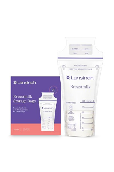 Lansinoh Breastmilk Storage Bags, 25 Count