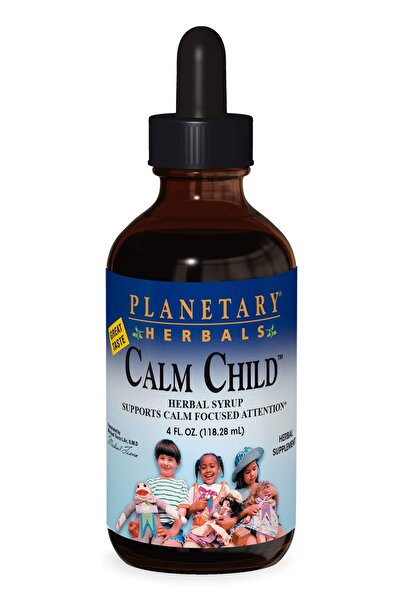 Planetary Herbals شراب الأعشاب المهدئة للأطفال - يحتوي على مستخلصات نباتية مه...