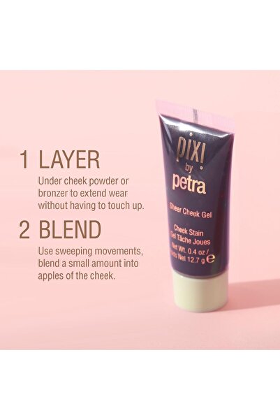 pixi جل خدود شفاف - أحمر خدود سائل مرطب، خالي من الزيوت والعطور