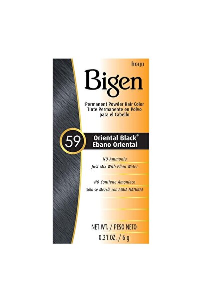 BİGEN Permanent Powder Hair Color 59 Oriental Black 1 ea