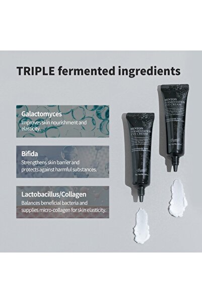 Benton New Fermentation Eye Cream with Galactomyces & Bifida for Wrinkles & Dark Circles