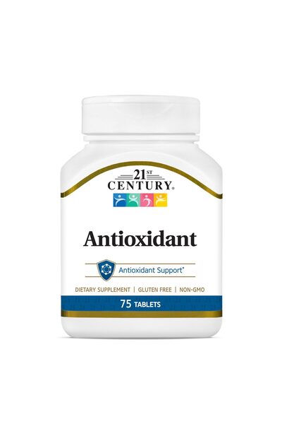 21st Century أقراص إيس المضادة للأكسدة، 75 قرصًا