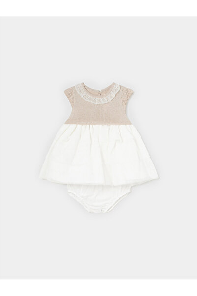 MAYORAL Κομψό φόρεμα για κορίτσια 1825 μπεζ