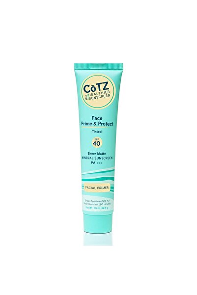 CoTZ واقي شمس معدني ملون مع برايمر SPF 40، 1.5 أونصة