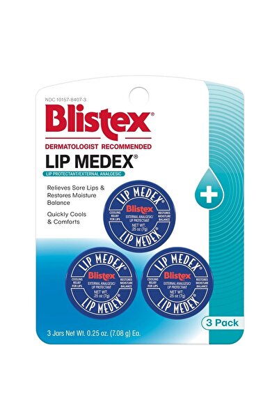 Blistex ليب ميدكس، 3 قطع، علاج لتبريد وتلطيف الشفاه