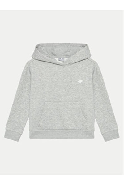 4F Φούτερ για κορίτσια 4FJWMM00TSWSF1316 Γκρι