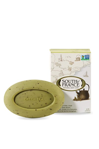 South of France Natural Body Care صابون طبيعي مطحون فرنسيًا بالشاي الأخضر، 6 أونصة