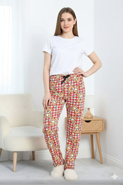 PİJAMUS ملابس نوم نسائية من القطن بنقشة دمية الدب