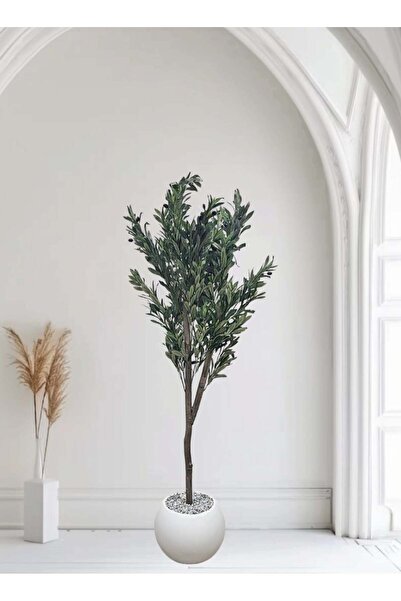 BYT ALRWASM FOR TRADE شجرة زيتون صناعية 180 سم عرض 40 سم