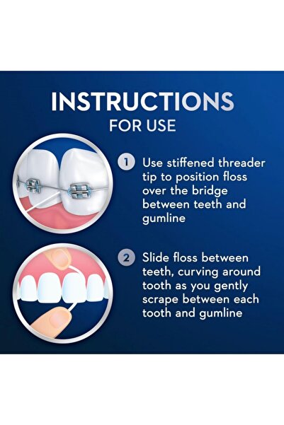 Glide'n Style Oral-B Threader Floss, 30-Count: 6 envelopes of 5 threaders (Value Pack of 3)