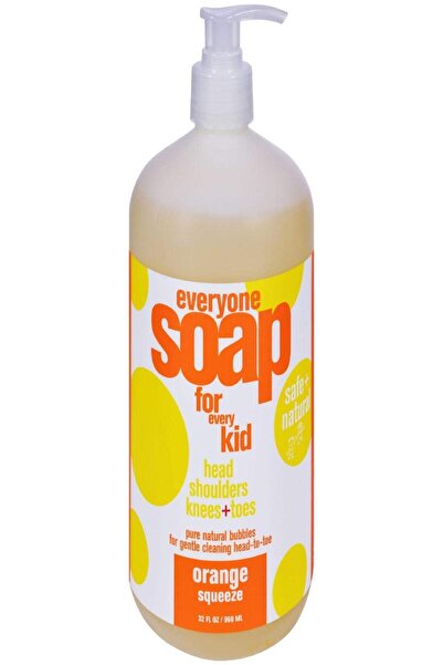 Everyone صابونة زيت عطري من EO لكل طفل بنكهة البرتقال - 32 أونصة سائلة