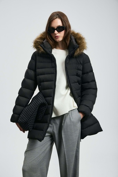 Lufian 122120049 Elite Goose down Women's Coat Black