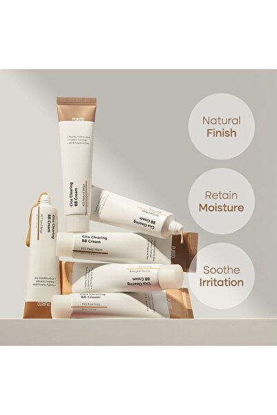 Purito Cica Clearing BB Cream #21 Light Beige 1 fl.oz / 30ml, Vegan bb cream, tinted