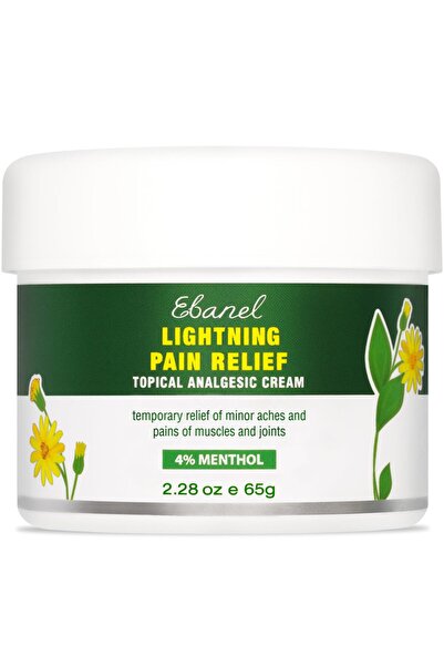 Ebanel Pain Relief Cream for Arthritis, Joint & Muscle Pain with Menthol, Arnica, MSM