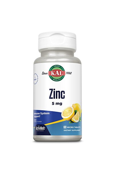 KAL Zinc 5mg ActivMelt Immune Support, Lemon Flavor, 60 Micro Tabs