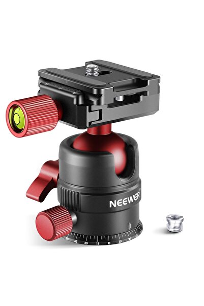 NEEWER رأس كروي بانورامي دوار بزاوية 360 درجة مع لوحة حذاء سريعة، أقصى حمولة ...