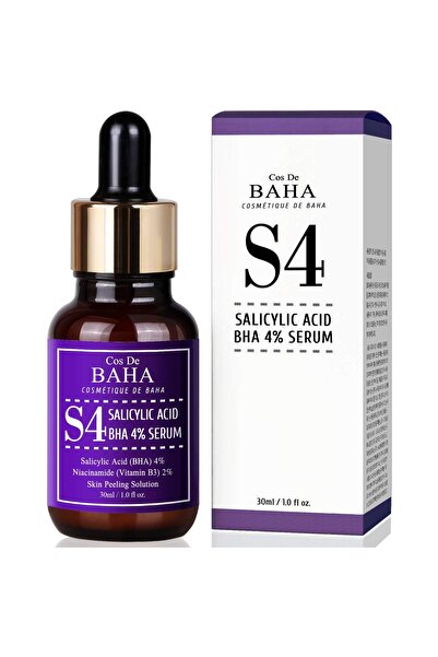 Cos De Baha Salicylic Acid 4% Exfoliating Facial Serum with Niacinamide, 1 Fl...