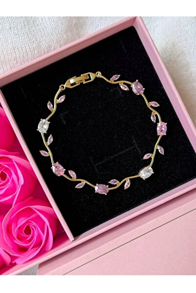 perry accessories y2k tasarım çelik bileklik gül lale fiyonk serisi özel tasarım gül konseptli tulips garden bileklik