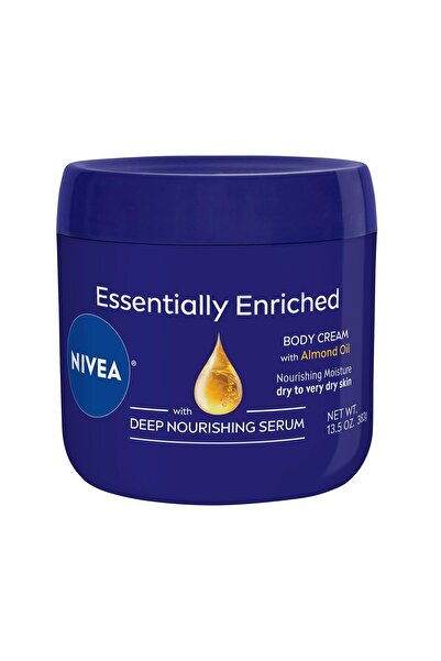 NIVEA Enriched Body Cream for Very Dry Skin with Almond Oil, 48-Hour Moisturizer, 13.5 Oz