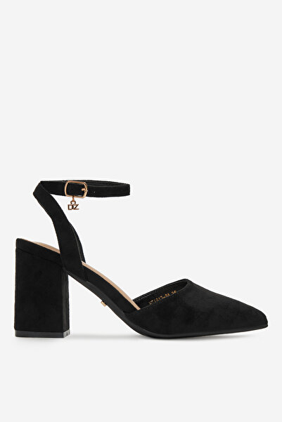 DeeZee Γυναικείες Γόβες σε μαύρο χρώμα, σε ίσια γραμμή, 40 τεμάχια