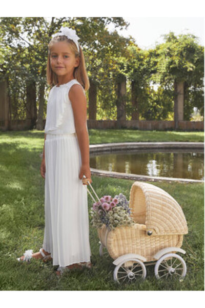 Abel & Lula Σετ μπλούζας και παντελονιού abel lula για κορίτσια 5277 Λευκό