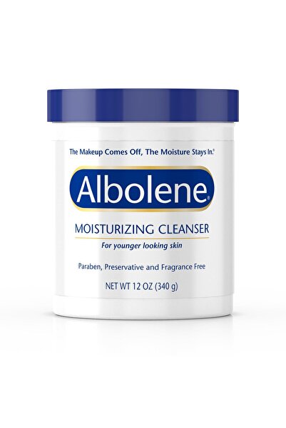 Albolene مرطب للوجه ومزيل للمكياج - كريم بيتا كاروتين خالٍ من العطور - ١٢ أونصة