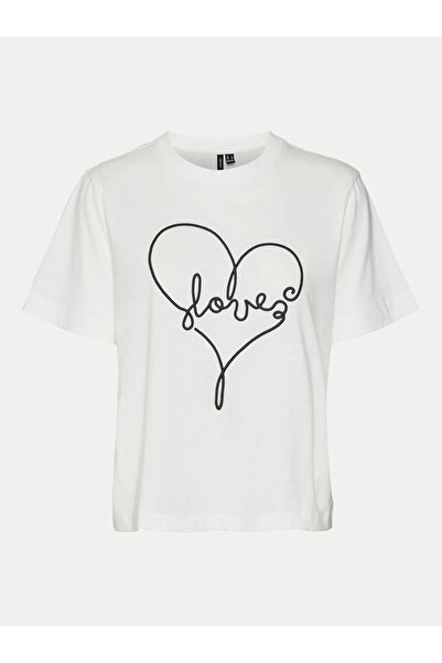 Vero Moda Γυναικείο T-Shirt 10321312 Λευκό