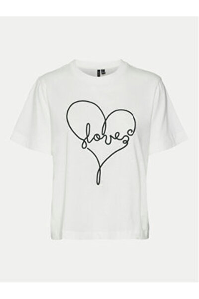 Vero Moda Γυναικείο T-Shirt 10321312 Λευκό