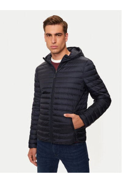 Geox Ανδρικό Μπουφάν με Πούπουλα M4625B-T3146 Μπλε Σκούρο Μπλε