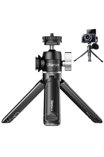 ulanzi Mini Tripod with 360° Ball Head & Cold Shoe for Vlogging