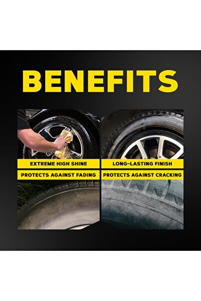 Meguiar's Consumer Ultimate Insane Shine Tire Coating for a Lasting Wet-Look, 15 Oz Aerosol