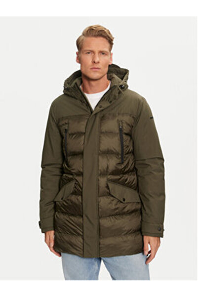 Geox Ανδρικό Χειμερινό Μπουφάν M4628K-TC188 Χακί