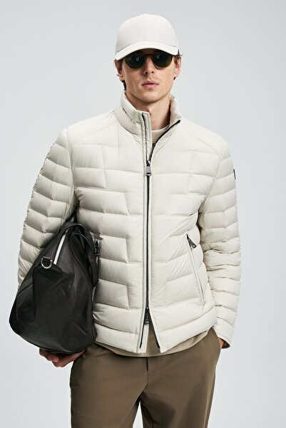 Lufian 112120245 Lukas Goose down Men's Coat Ecru