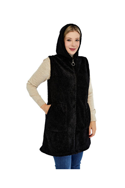 rotop Cocolino vest, long, hooded model with pockets
