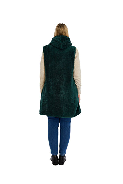 rotop Cocolino vest, long, hooded model with pockets