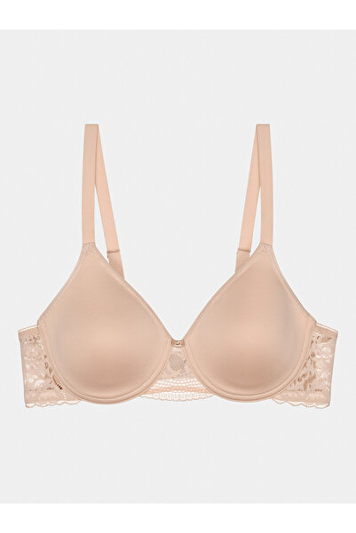 Triumph Γυναικείο Σουτιέν με Μπανέλα 10215960 ΜΟΝΤΕΡΝΟ ΔΑΝΤΕΛΑ+ΒΑΜΒΑΚΙ WP EX Μπεζ